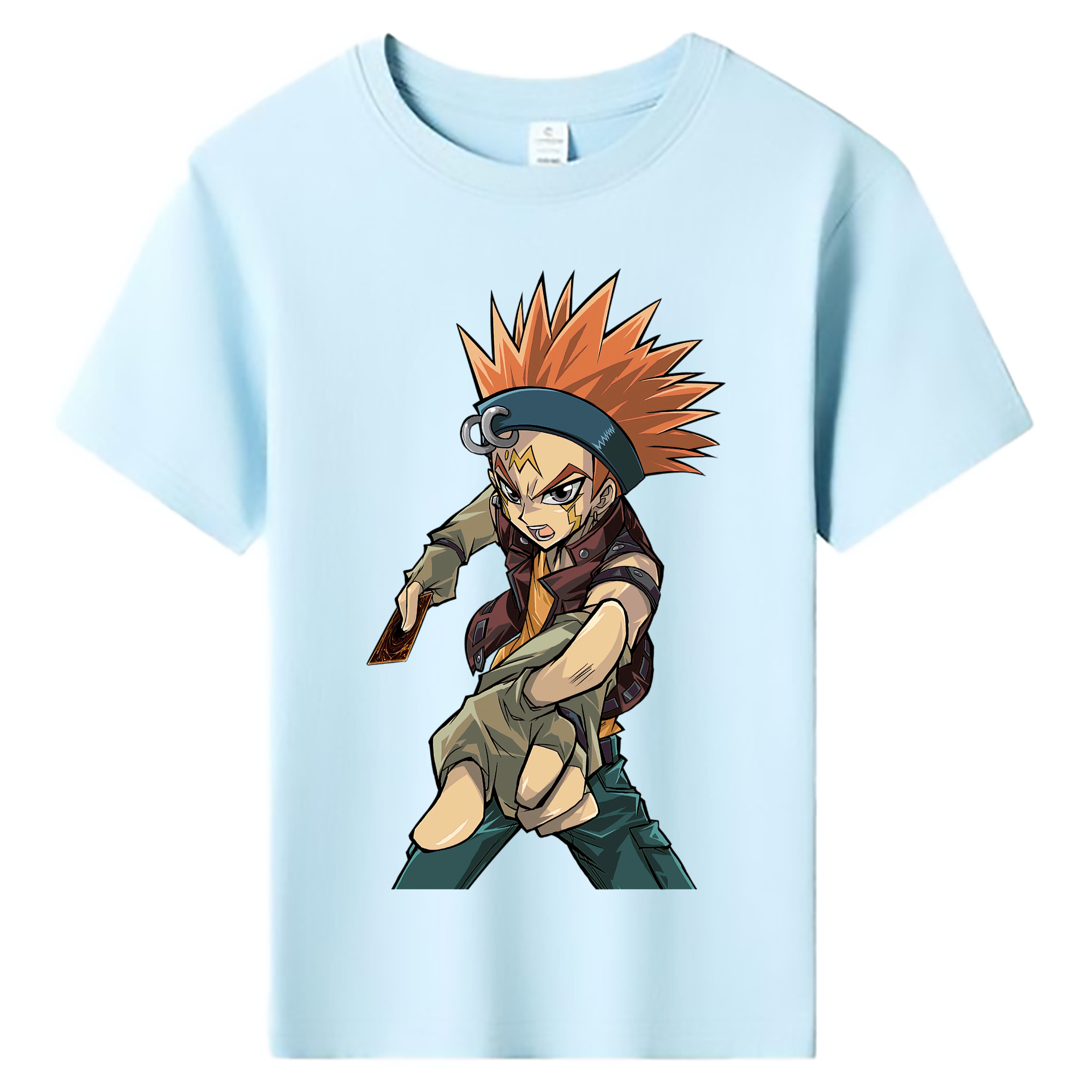 （画像用） 遊☆戯☆王 Yu-Gi-Oh! 綿100％キッズTシャツ（フロントプリント）